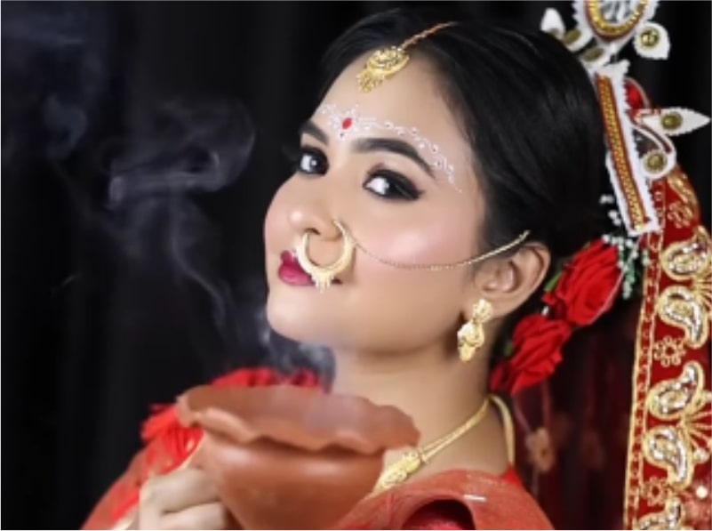 Bengali bridal makeup in Ranchi near Bahu Bazar