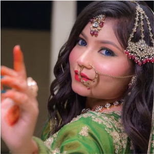 Walima look Bridal makeup Booking Ranchi